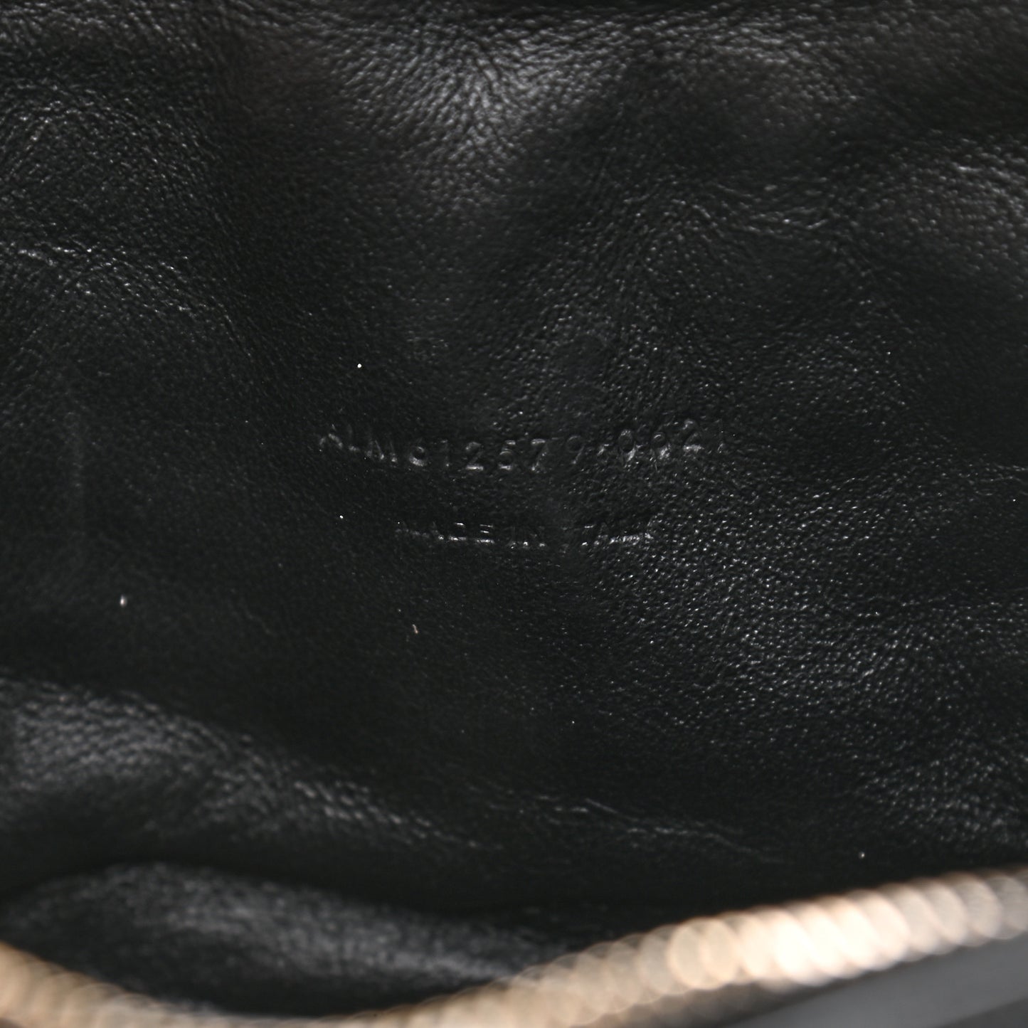 Grain De Poudre Matelasse Monogram Mini Lou Camera Bag Black