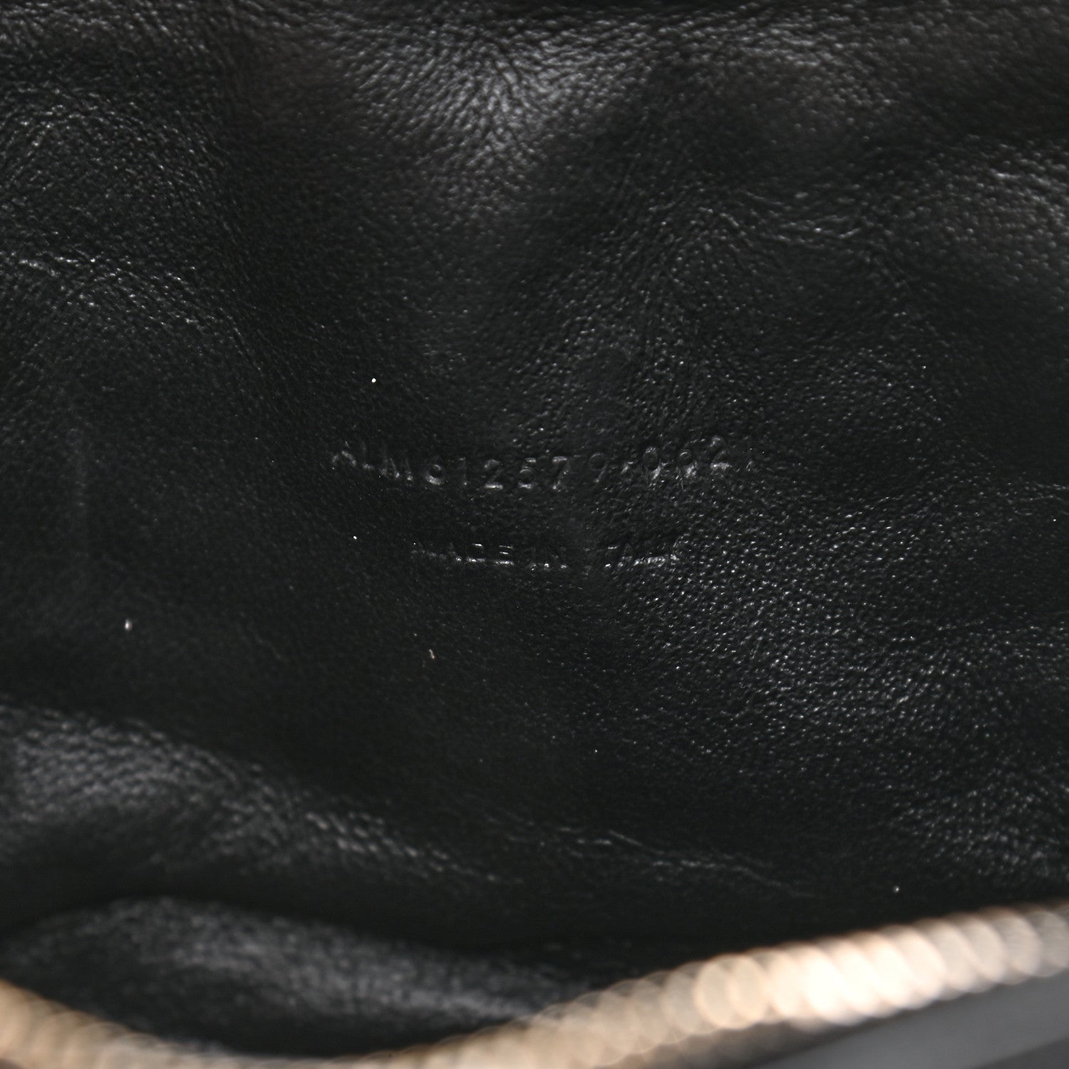 Saint Laurent Grain De Poudre Matelasse Monogram Mini Lou Camera Bag Black 7 of 10
