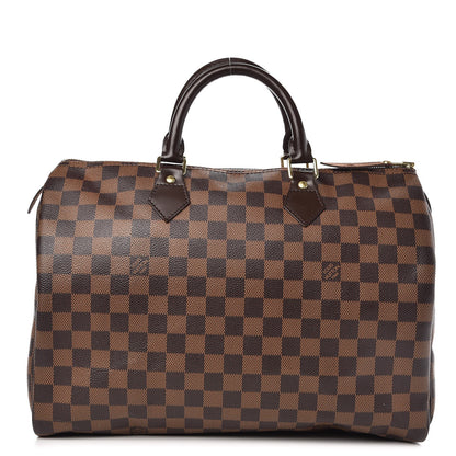 Louis Vuitton Damier Ebene Speedy 35 1 of 11