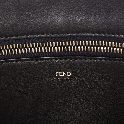 Fendi Vitello Baltico Dolce DotCom Satchel Latte Black 7 of 10