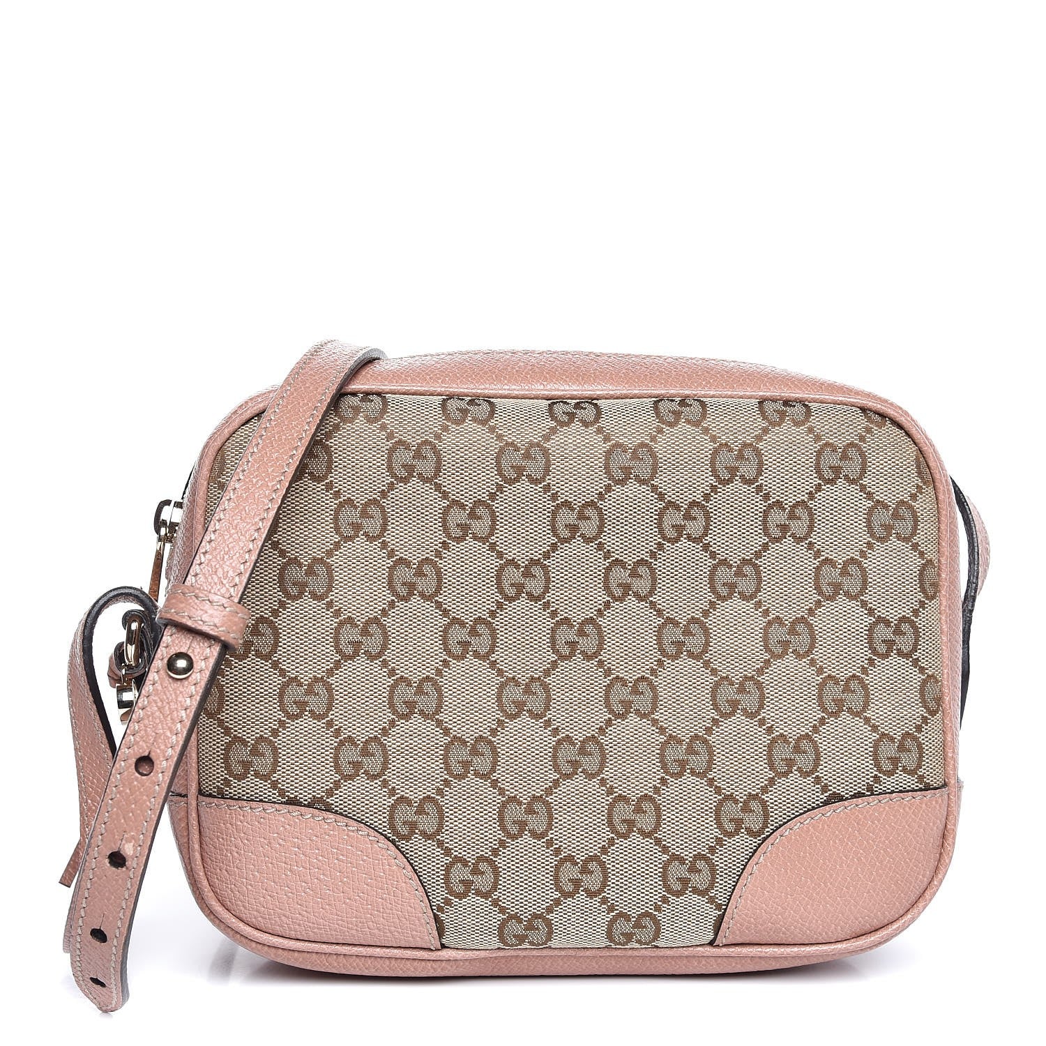 Gucci Monogram Mini Bree Messenger Bag Beige Soft Pink 1 of 7
