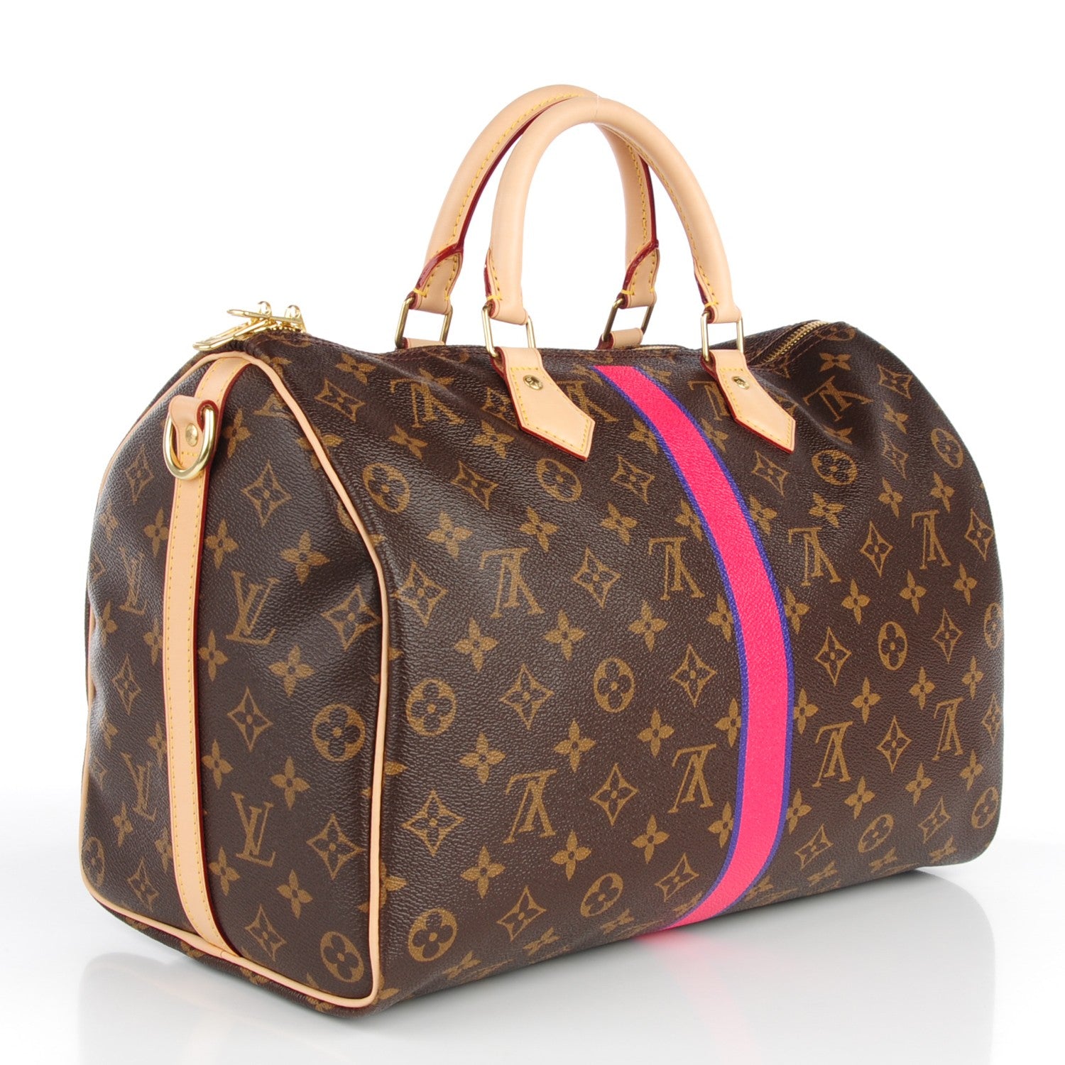 Louis Vuitton Monogram My LV Heritage Speedy Bandouliere 35 Violet Fuchsia 3 of 7