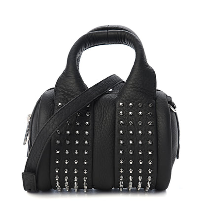 Alexander Wang Calfskin Studded Baby Rockie Matte Black Rhodium Hardware 1 of 9
