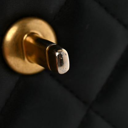 Chanel Lambskin Plexiglass Quilted Coco Love Clutch With Chain Black 14 of 14