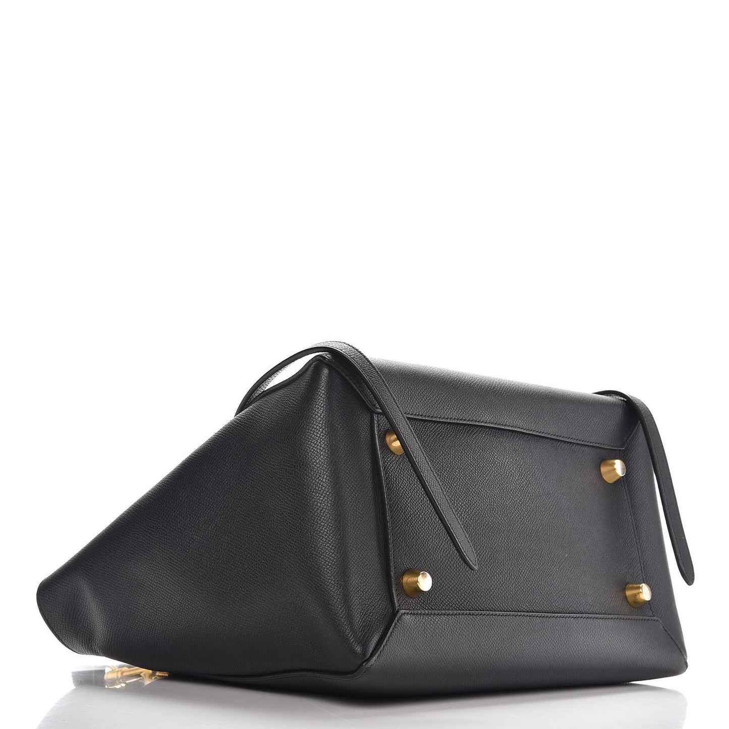 Grained Calfskin Mini Belt Bag Black