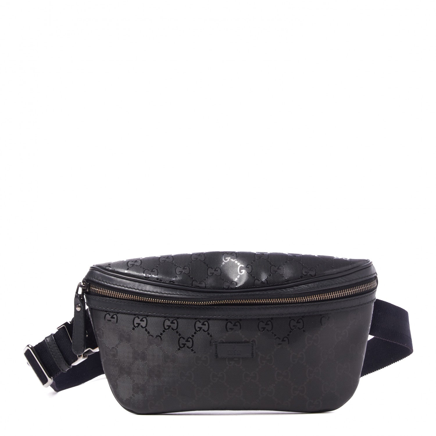 Gucci Imprime Monogram Belt Bag Black 1 of 8