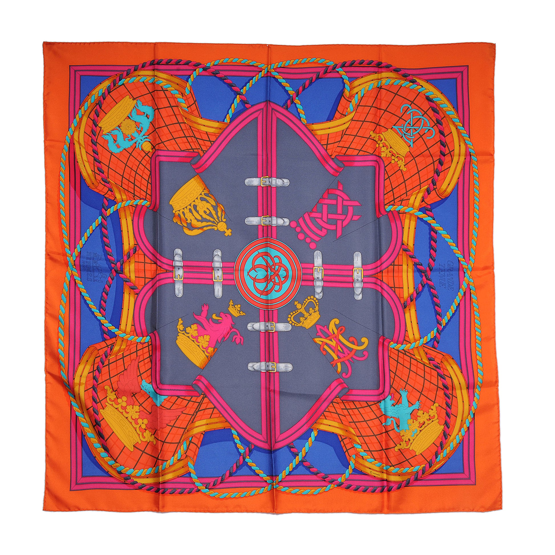 Hermes Silk Grande Tenue Scarf 90 2 of 4