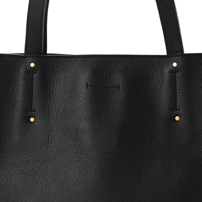 Chloe Smooth Calfskin Medium Milo Shopping Tote Black 8 of 11