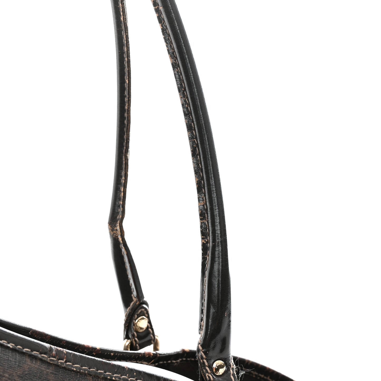 GG Plus Monogram Large Joy Tote Dark Brown