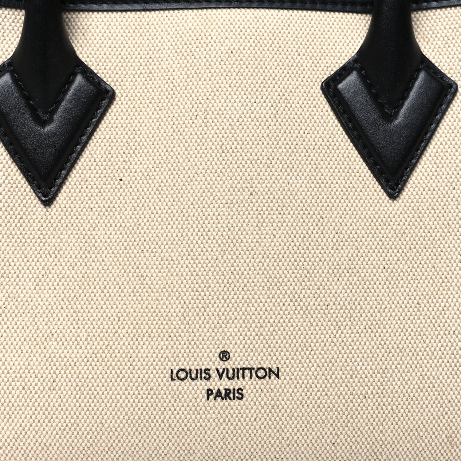 Louis Vuitton Canvas Calfskin Monogram On My Side MM Black 7 of 10