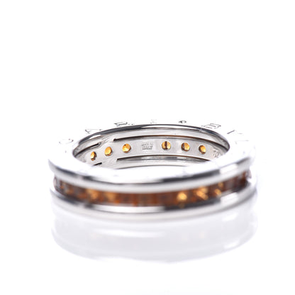 Bulgari 18K White Gold Citrine B.Zero1 One-Band Ring 52 6 6 of 8
