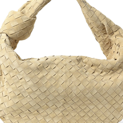 Bottega Veneta Suede Intrecciato Medium Jodie Sand 10 of 10