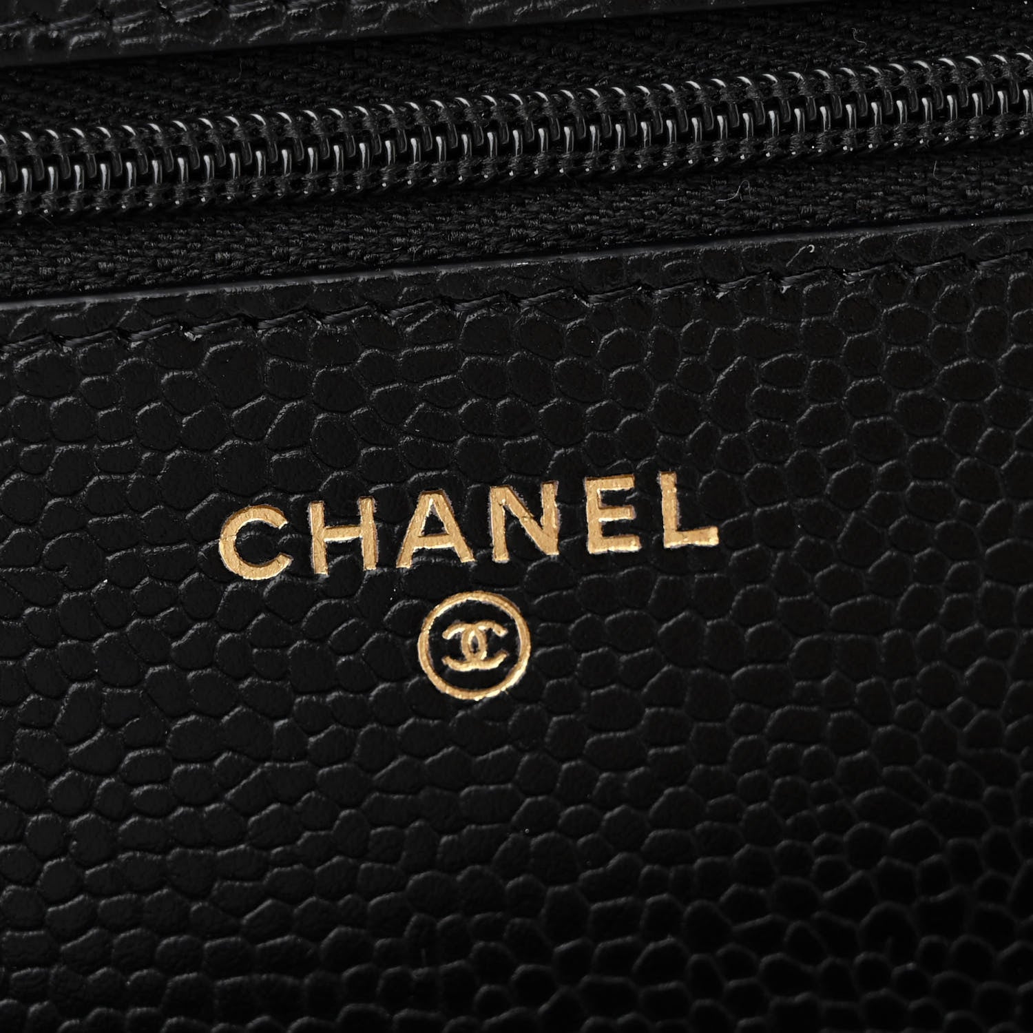 Chanel Caviar Quilted Wallet On Chain WOC Black 6 of 12