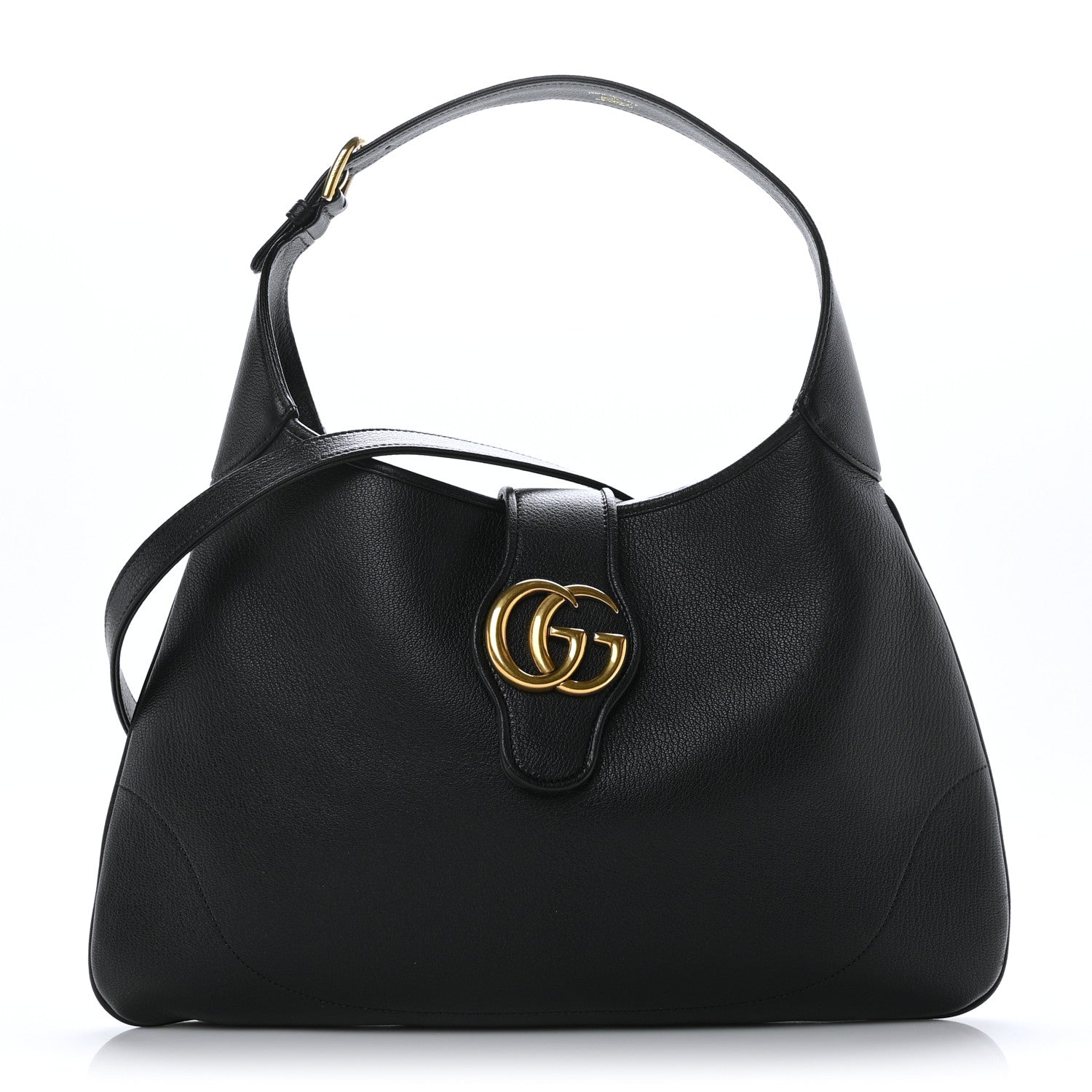 Gucci Goatskin Medium Aphrodite Shoulder Bag Black 1 of 9