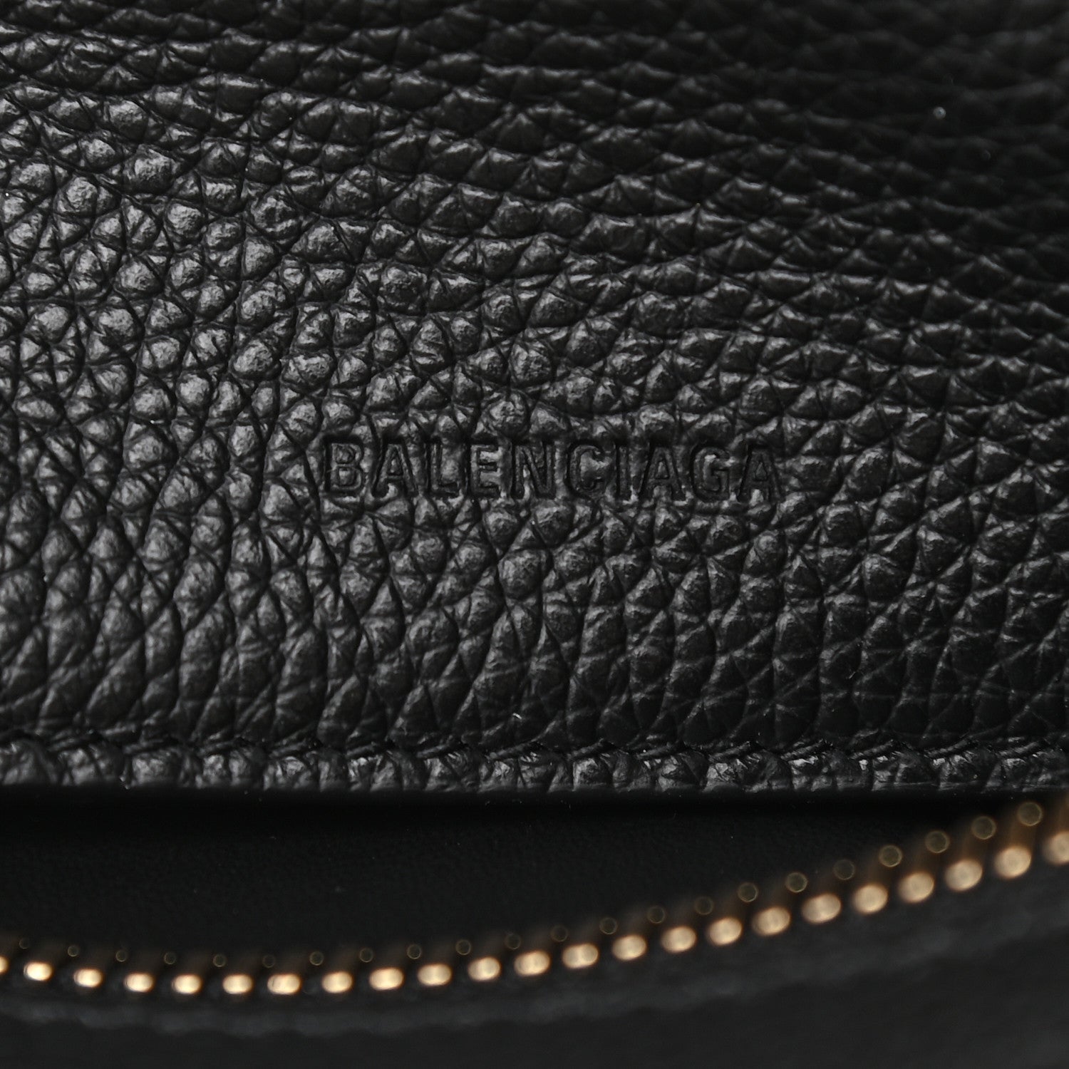 Balenciaga Grained Calfskin Neo Classic Gold Hardware Nano City Crossbody Black 6 of 8
