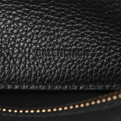 Balenciaga Grained Calfskin Neo Classic Gold Hardware Nano City Crossbody Black 6 of 8