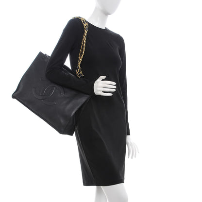 Chanel Lambskin CC Tote Black 2 of 12