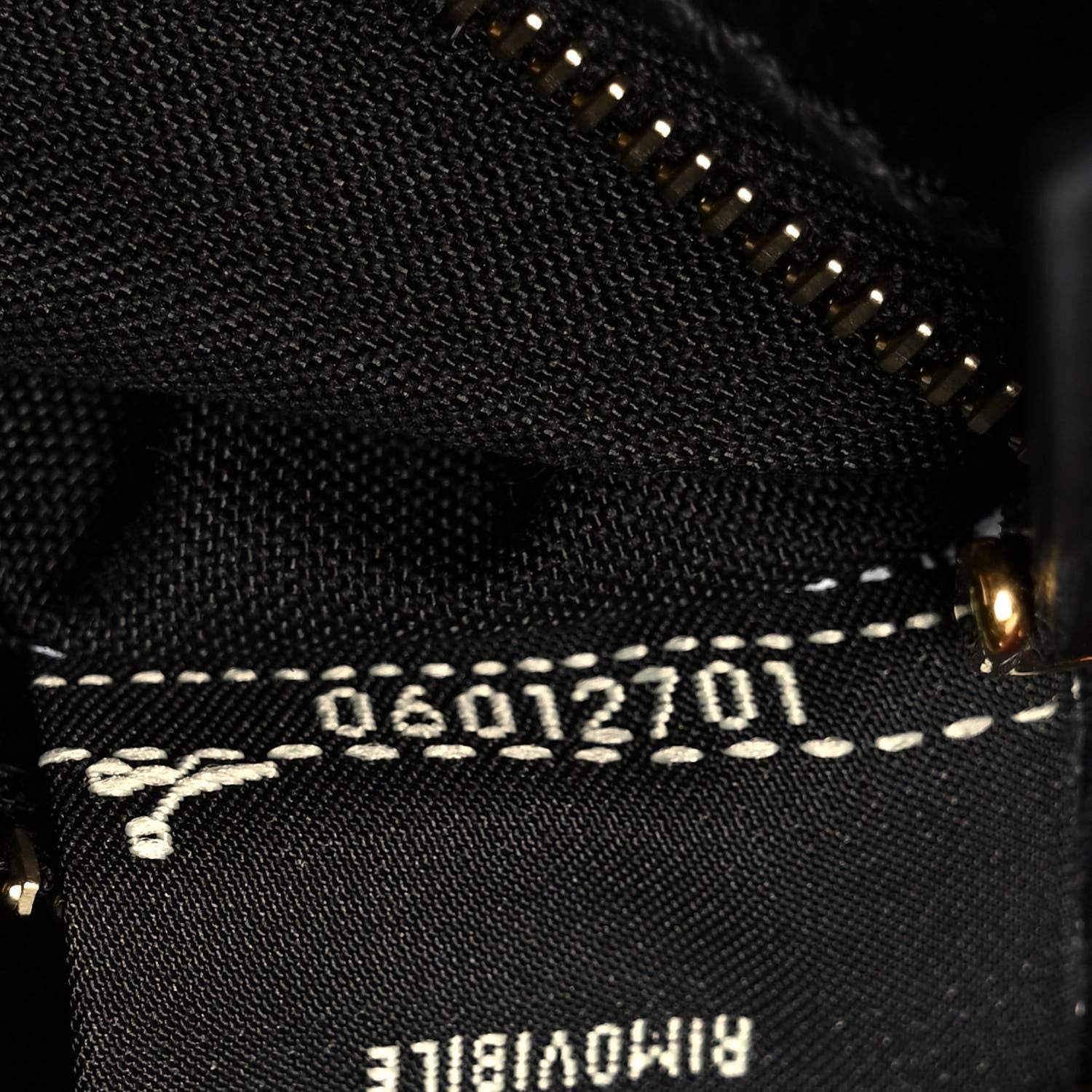 Fendi Nappa FF 1974 Embossed Large Baguette Black 8 of 10