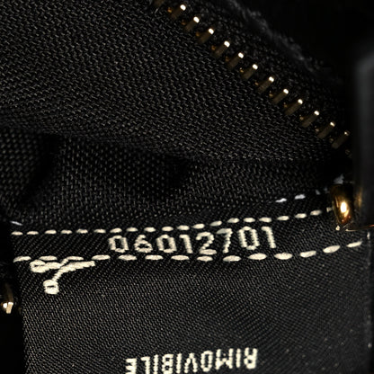 Fendi Nappa FF 1974 Embossed Large Baguette Black 8 of 10