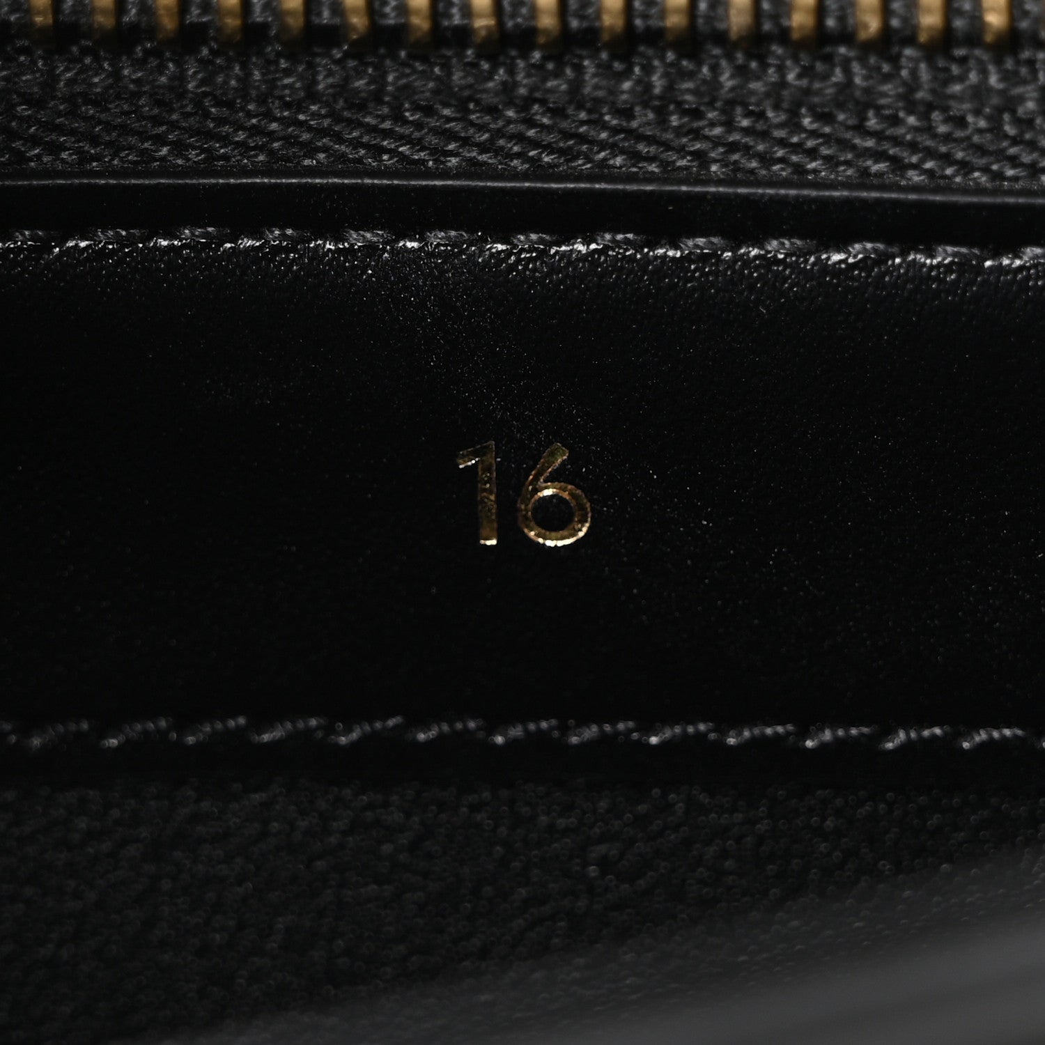 Celine Satinated Calfskin Small 16 Top Handle Bag Black 7 of 12
