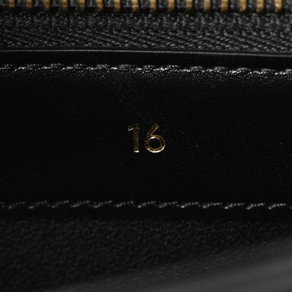 Celine Satinated Calfskin Small 16 Top Handle Bag Black 7 of 12