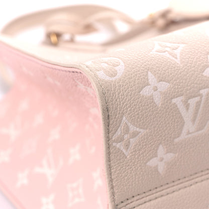Louis Vuitton Empreinte Monogram Spring In The City Onthego MM Beige Pink Yellow 7 of 13
