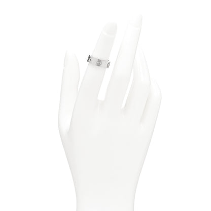 Cartier 18K White Gold 5.5mm LOVE Ring 47 4 3 of 4