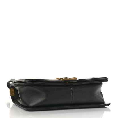Chanel Lambskin Quilted Medium Boy Flap Black 4 of 14