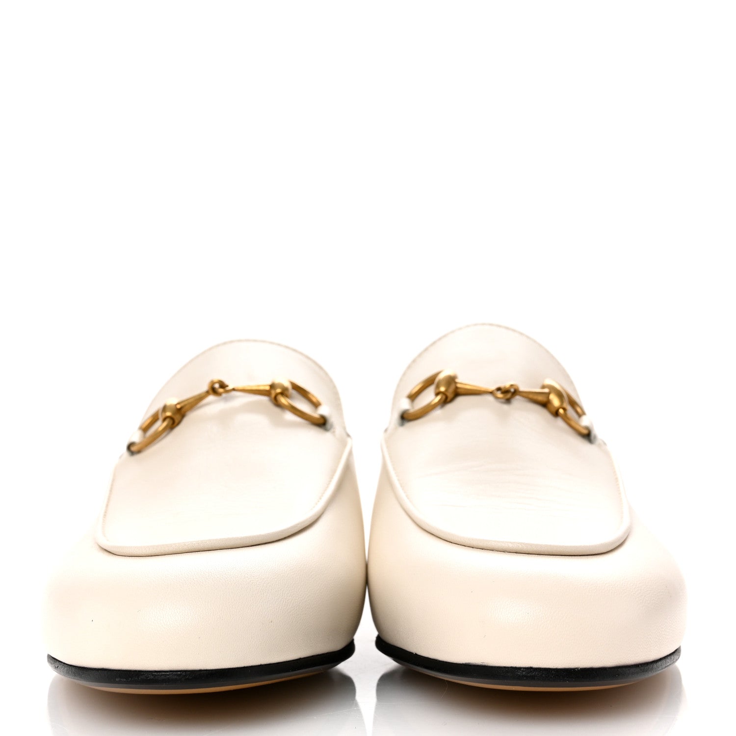 Gucci Malaga Kid Womens Princetown Slippers 37.5 Mystic White 3 of 10