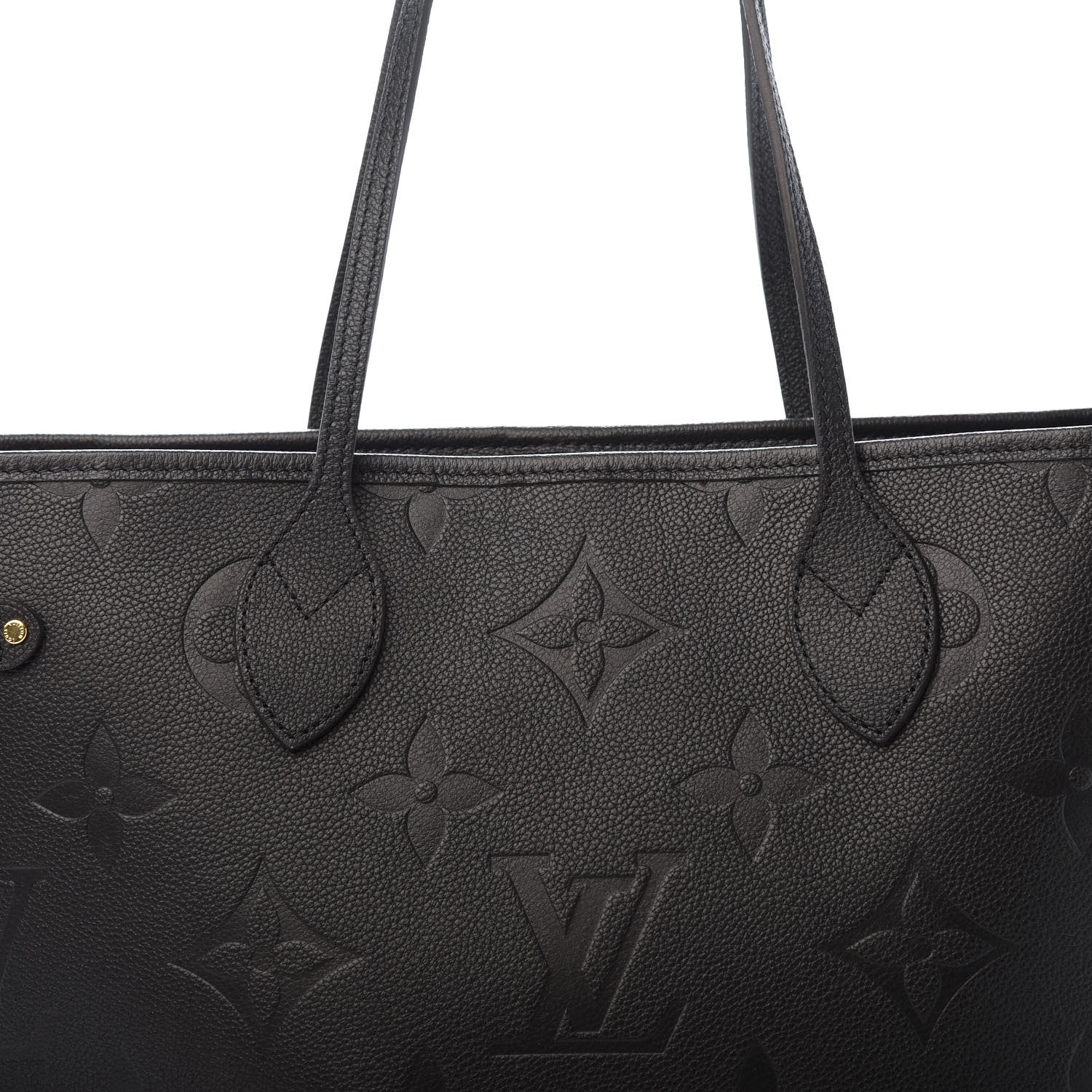 Louis Vuitton Empreinte Monogram Giant Neverfull MM Black 9 of 9