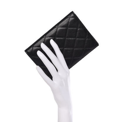 Chanel Caviar Quilted Passport Holder Black 2 of 8