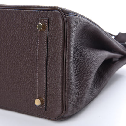 Hermes Togo Birkin 30 Chocolate 6 of 11