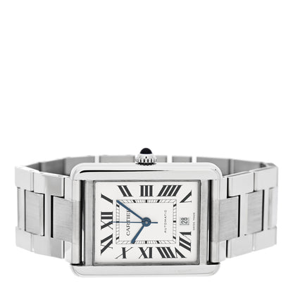 Cartier Stainless Steel 31mm Tank Solo Automatic Watch 2 of 4