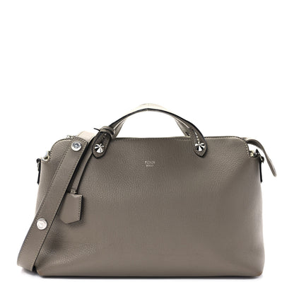Fendi Vitello Dolce Large By The Way Boston Bag Tortora 1 of 10