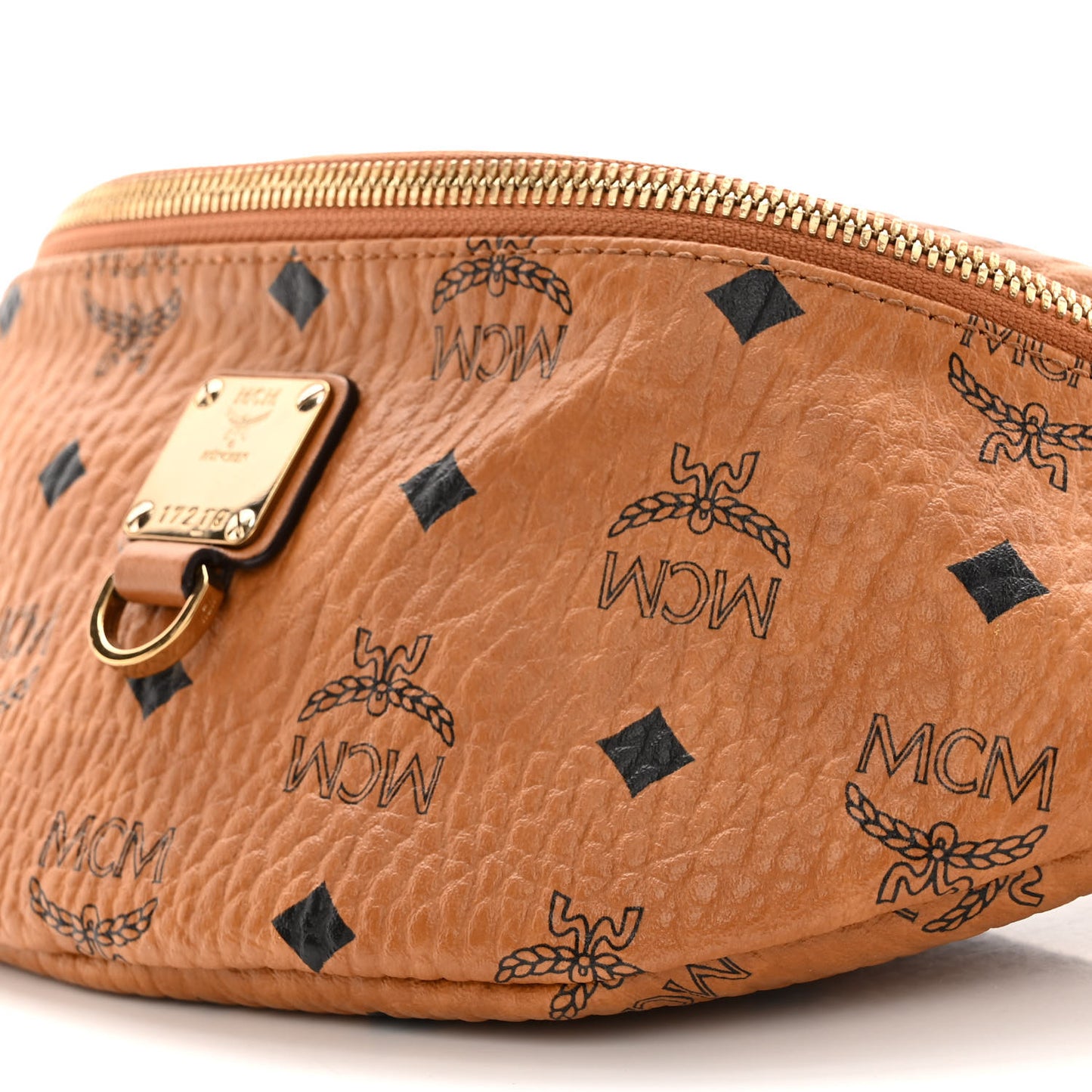 Visetos Small Fusten Belt Bag Cognac