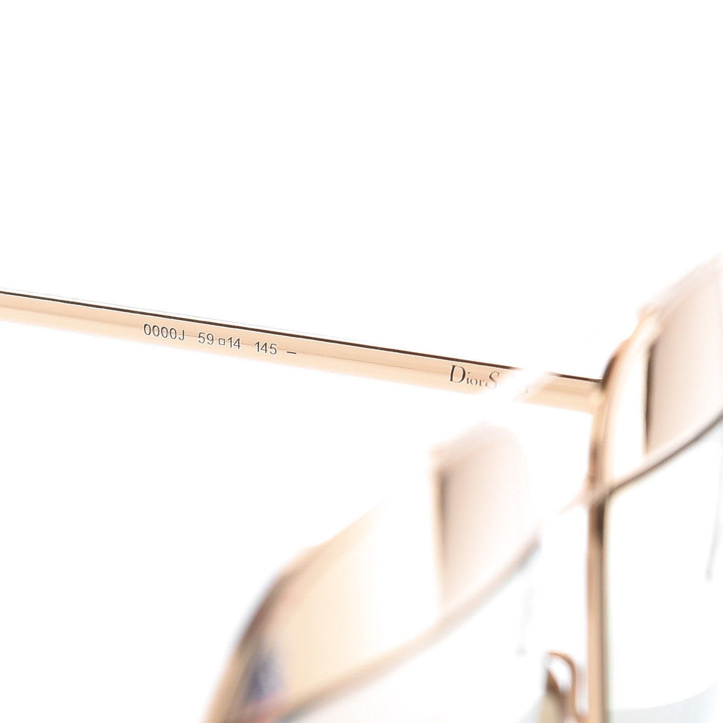 Split 1 Aviator Sunglasses Gold
