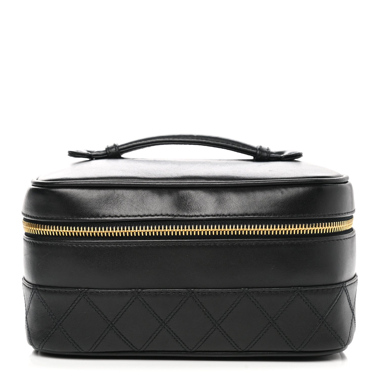 Chanel Lambskin Vanity Cosmetic Case Black 1 of 9