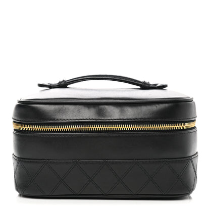 Chanel Lambskin Vanity Cosmetic Case Black 1 of 9
