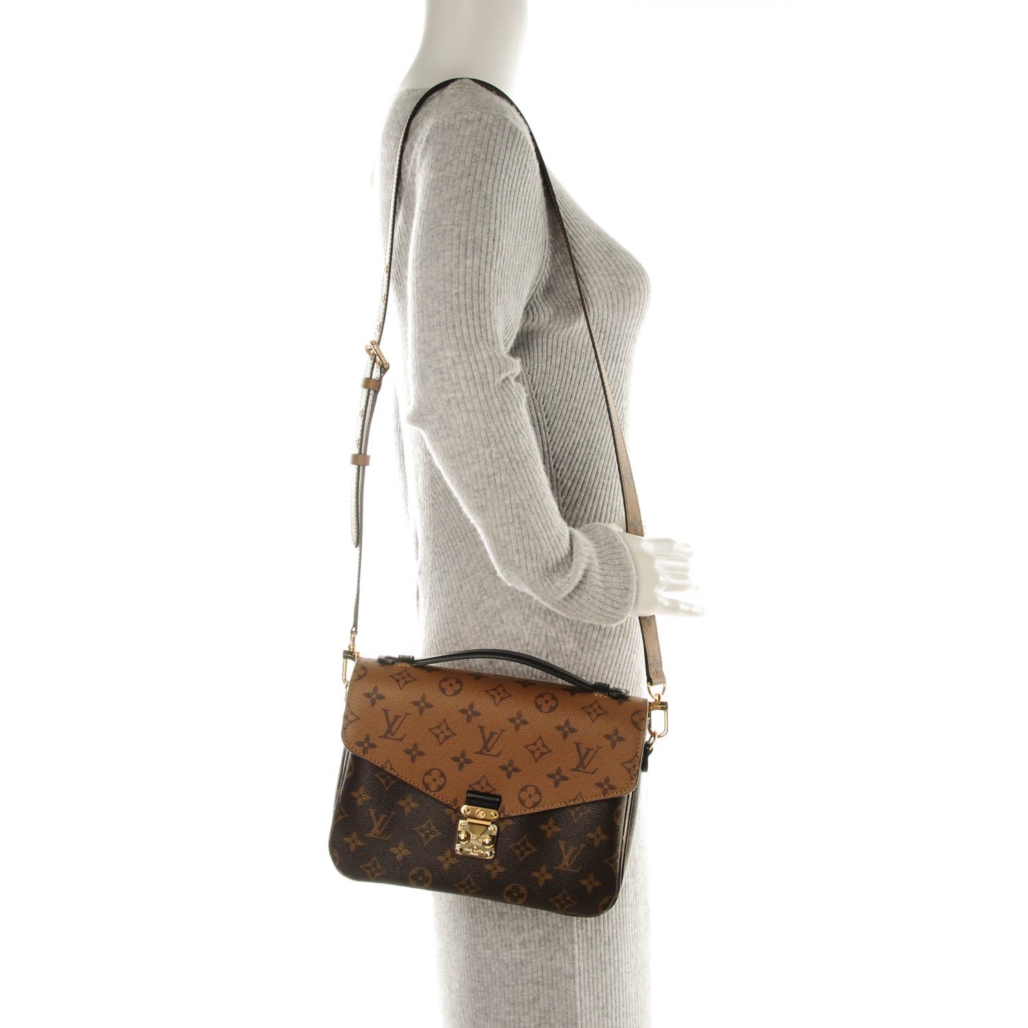 Louis Vuitton Reverse Monogram Pochette Metis 2 of 8
