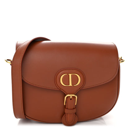 Christian Dior Box Calfskin Medium Bobby Flap Dark Tan 1 of 11
