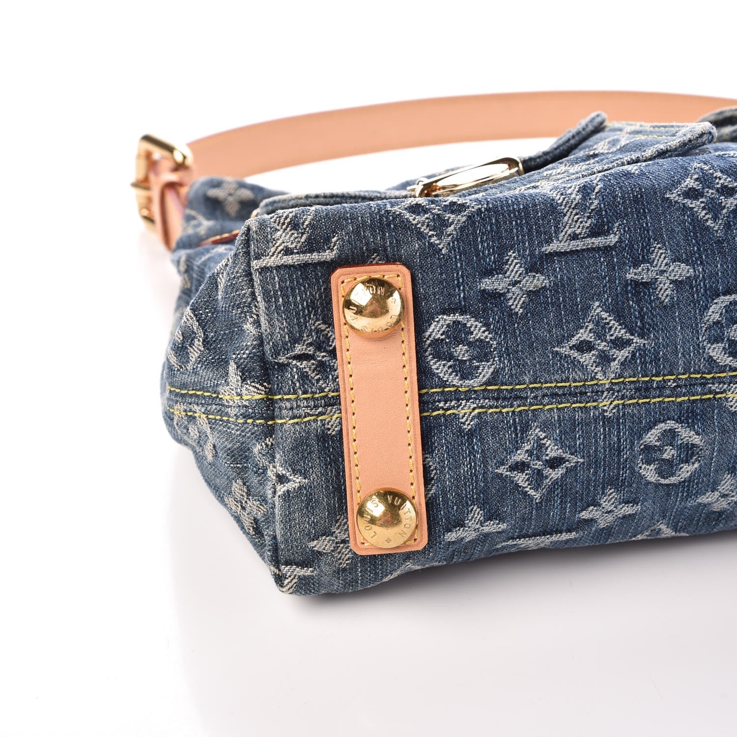 Louis Vuitton Monogram Denim Baggy PM Blue 9 of 9