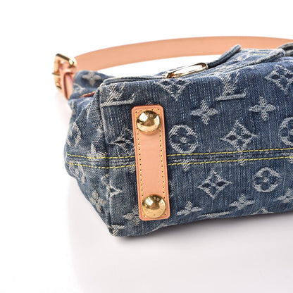 Louis Vuitton Monogram Denim Baggy PM Blue 9 of 9