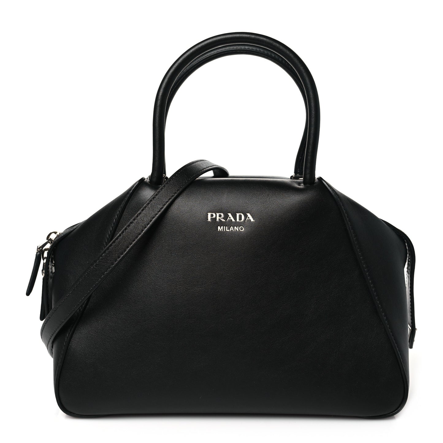 Softy Calfskin Small Supernova Handbag Black