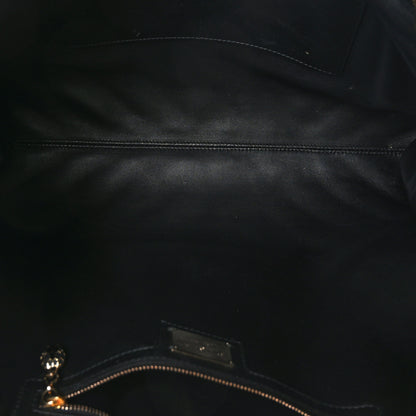 Bulgari Calfskin Matelasse Serpenti Cabochon Tote Bag Black 5 of 8