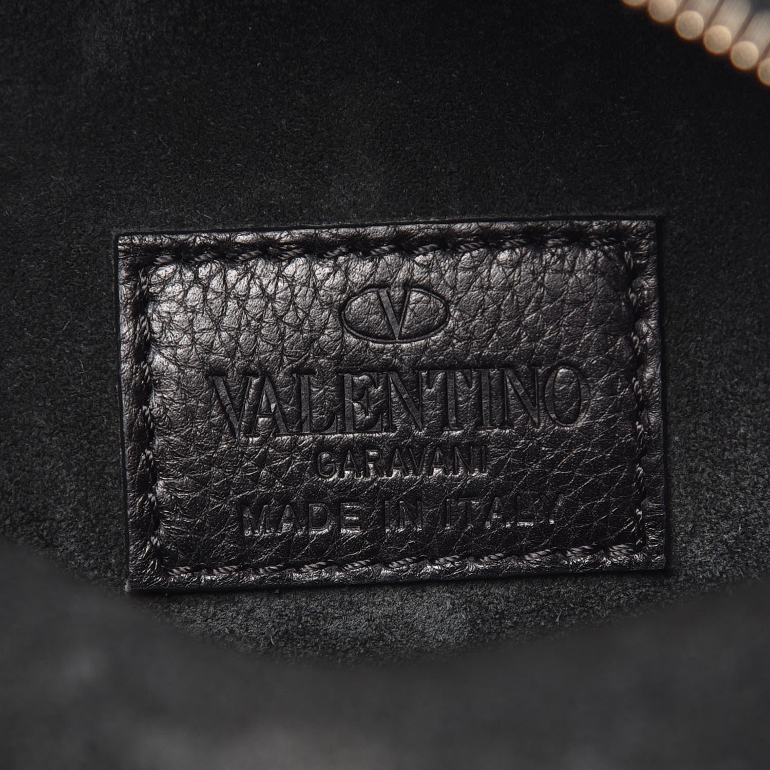 Valentino Garavani Pebbled Calfskin Mini Rockstud Backpack Black 6 of 6