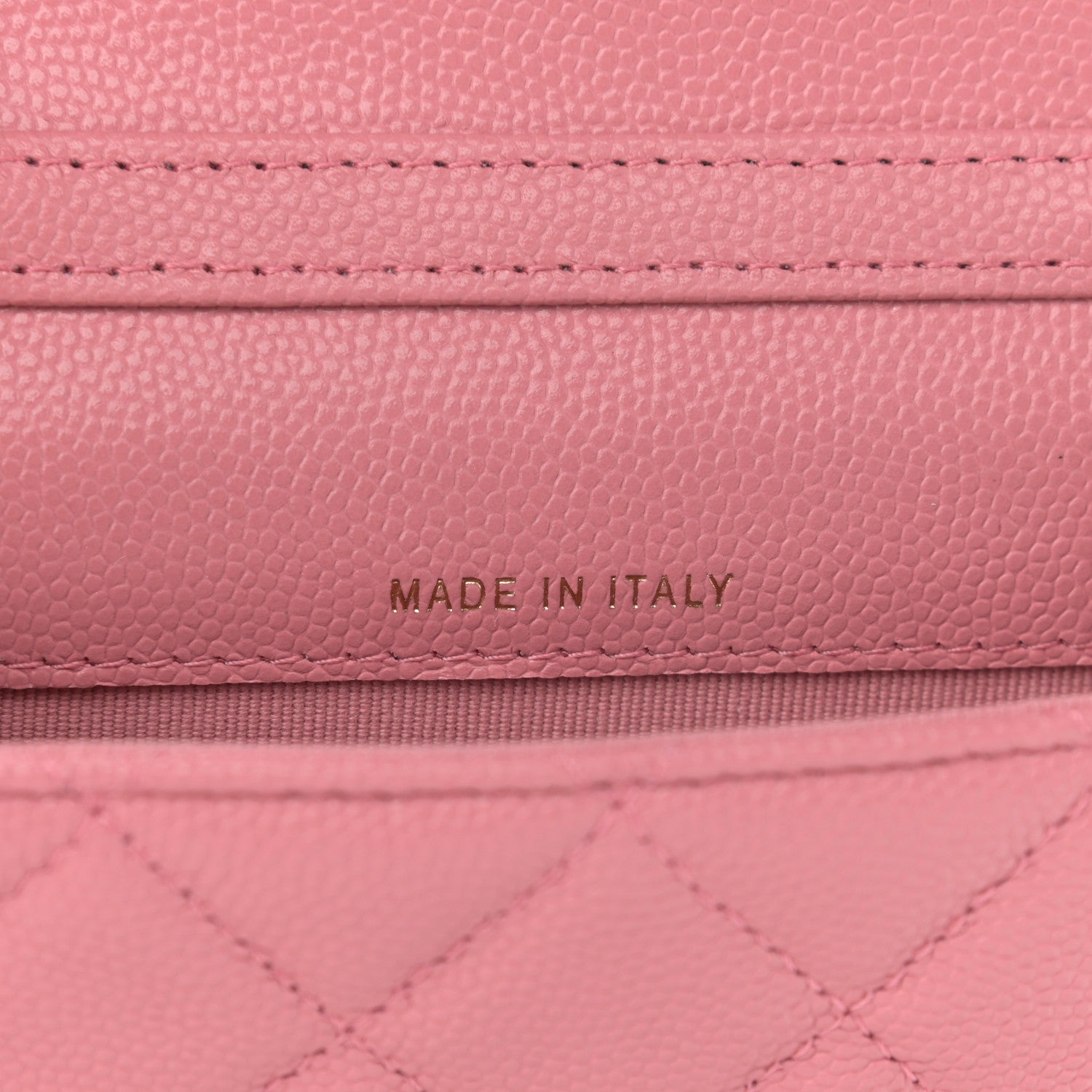 Chanel Caviar Quilted Mini Chain Bag Dark Pink 7 of 12