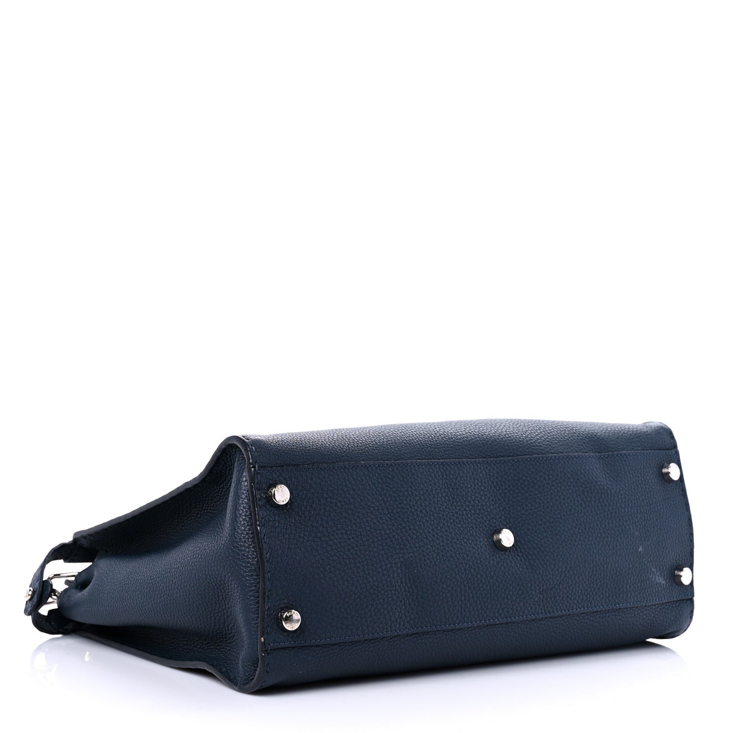 Cuoio Romano Selleria Bi-Color Large Mens Peekaboo Iconic Essential Satchel Lavagna Black