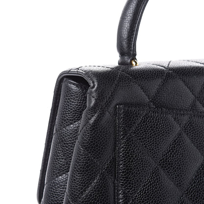 Chanel Caviar Quilted Jumbo Kelly Flap Black 8 of 15