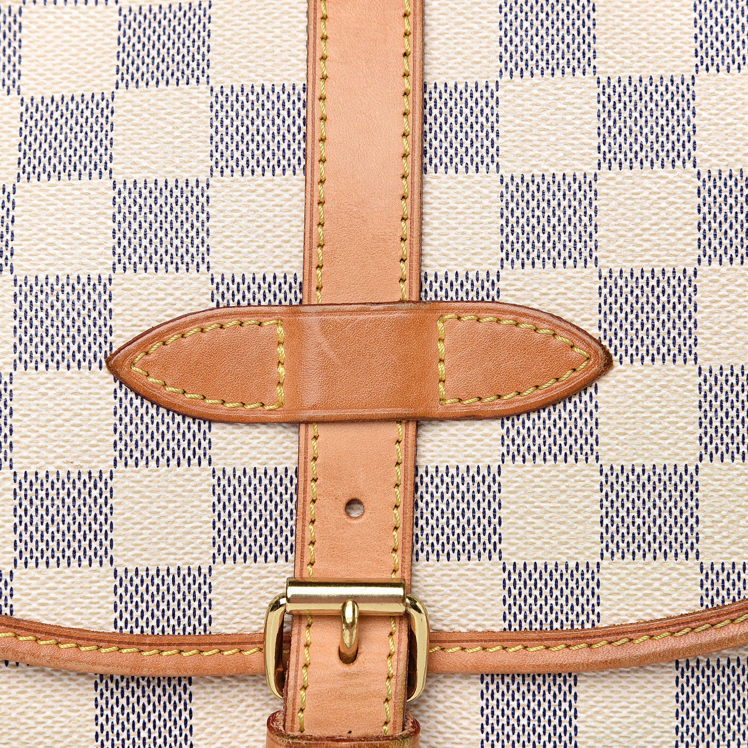 Louis Vuitton Damier Azur Saumur MM 10 of 17
