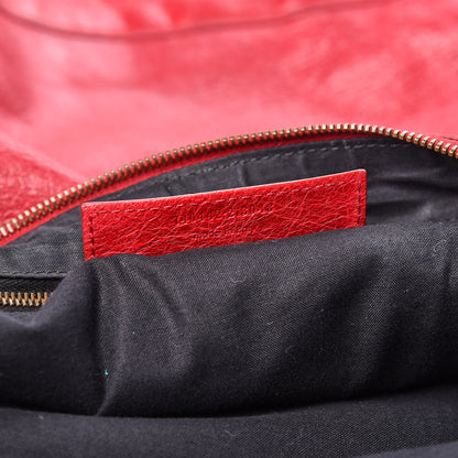 Balenciaga Chevre Classic Hardware Day Hobo Rouge Theatre 7 of 17